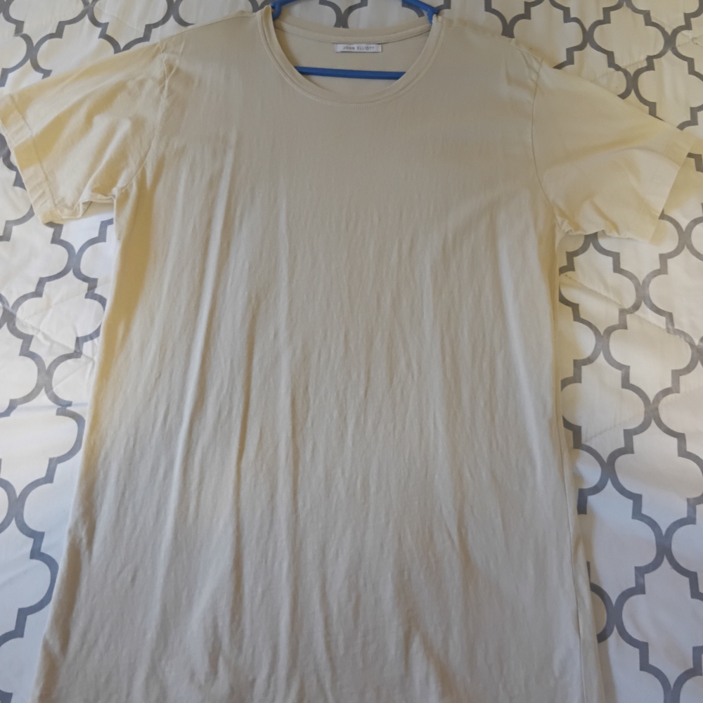 John Elliott Cream T-Shirt